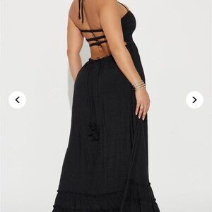 Fashion nova Hayley halter maxi dress